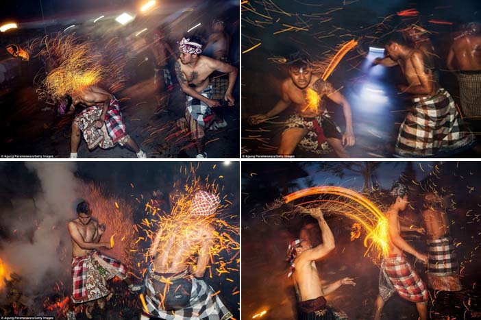 Mesabatan Api, Ritual Api di Bali Sambut Hari Raya Nyepi